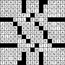 crossword solution